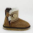 Ugg Kid's - Mini Button Chestnut Patches